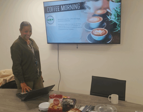 A warm and supportive space for families to connect and discuss wellbeing.