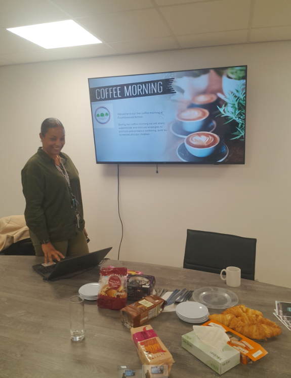 A warm and supportive space for families to connect and discuss wellbeing.