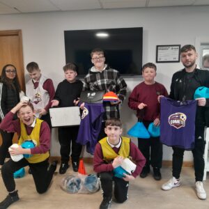 Coombswood School learners benefit from new football training equipment to support enrichment and team development.