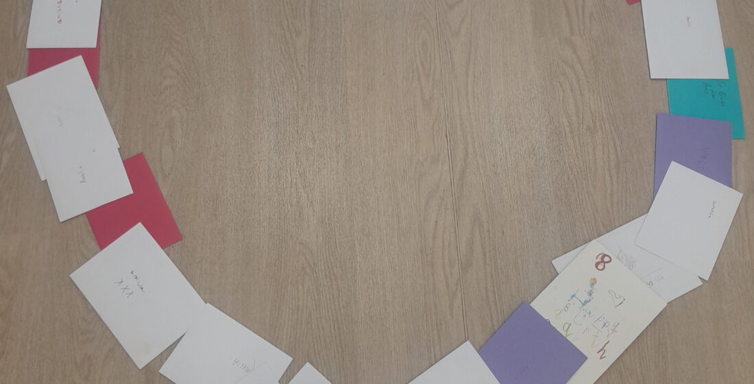 Coombswood School learners create birthday cards to support Amelia’s Neuroblastoma appeal.