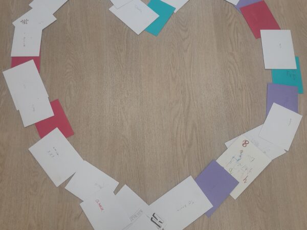 Coombswood School learners create birthday cards to support Amelia’s Neuroblastoma appeal.