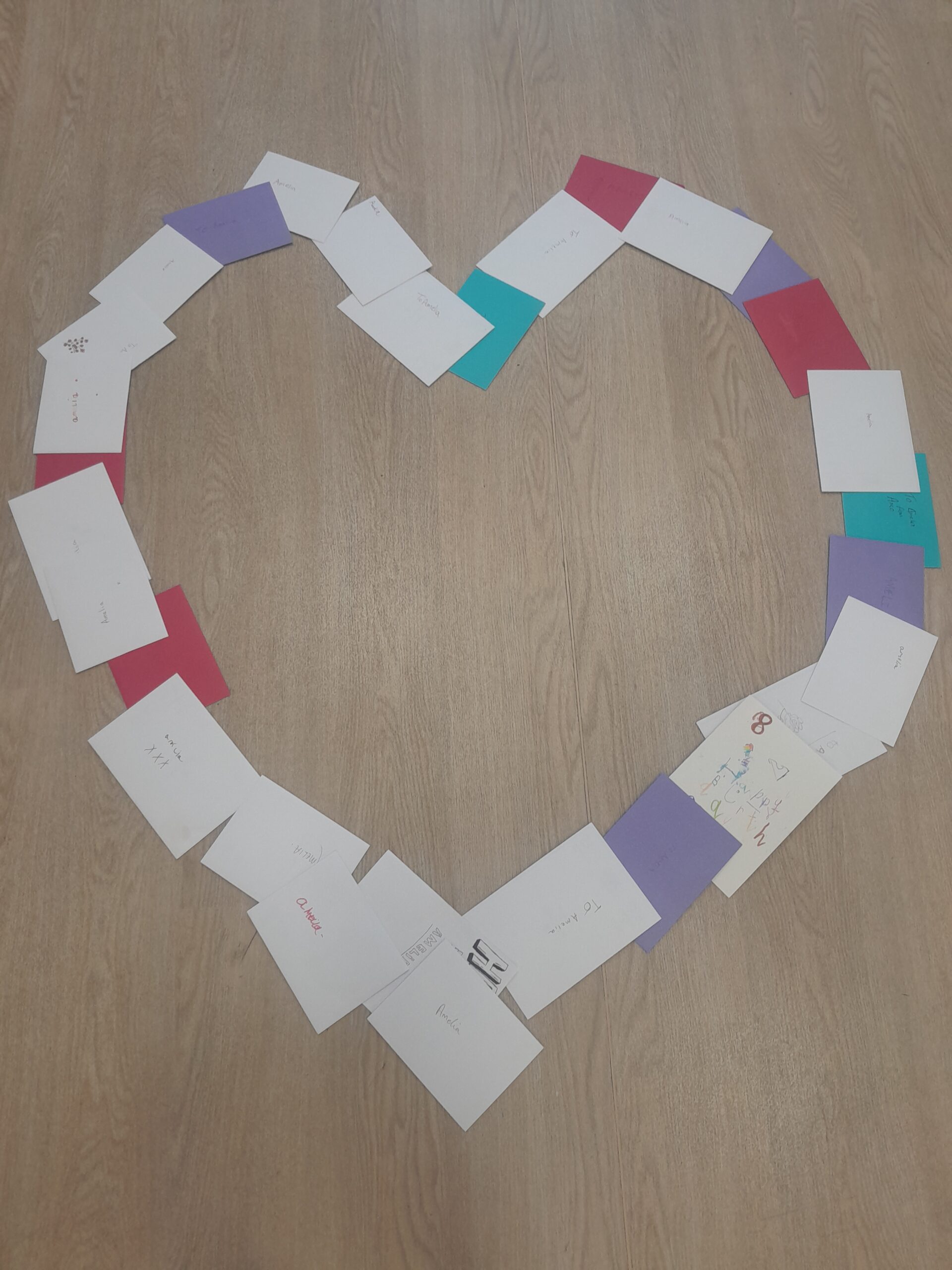 Coombswood School learners create birthday cards to support Amelia’s Neuroblastoma appeal.